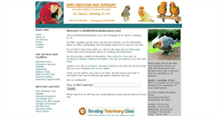 Desktop Screenshot of birdmedicineandsurgery.com